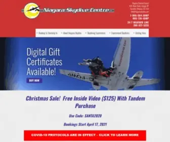 Niagaraskydive.com(Niagara Skydive) Screenshot