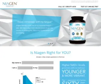 Niagenexperience.com(Niagen Can Help) Screenshot