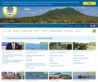 Niagov.com(Nevis Island Administration) Screenshot