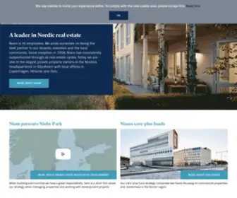 Niam.com(A leader in Nordic real estate) Screenshot