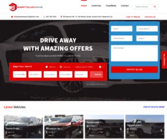 NiamattullahautofZe.com(Used Right Hand Drive Cars for Sale in Dubai) Screenshot