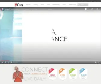 Nianow.com(Providing workouts and education) Screenshot