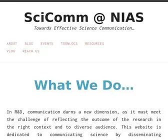 Niascomm.in(SciComm @ NIAS) Screenshot