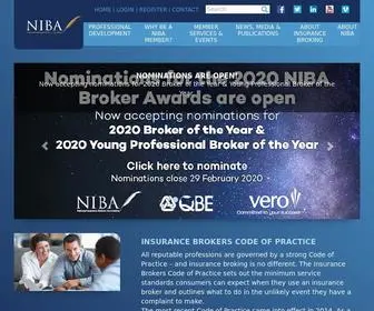 Niba.com.au(The National Insurance Brokers Association) Screenshot
