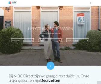 NibCDirect.nl(Sparen en hypotheken met scherpe rentes) Screenshot