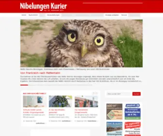 Nibelungen-Kurier.de(Nibelungen Kurier) Screenshot