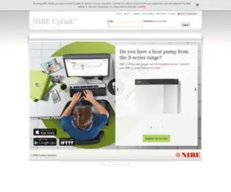 Nibeuplink.com(NIBE Uplink) Screenshot