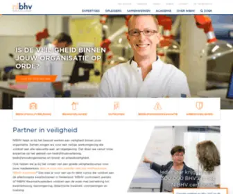 Nibhv.nl(Kennisinstituut voor bhv & veilig werken) Screenshot