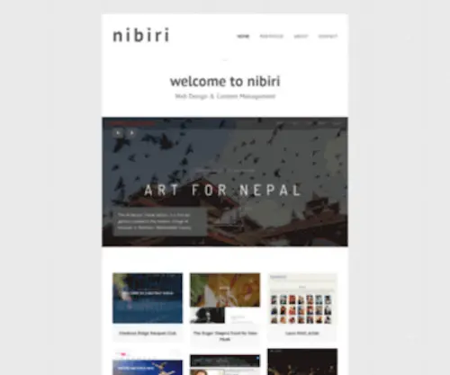 Nibiri.com(Web, Print and Media Services) Screenshot