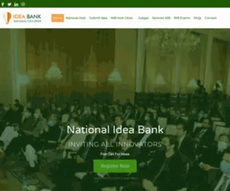 Nibpk.org(National Idea Bank Pakistan) Screenshot