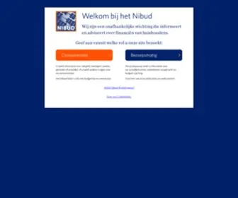 Nibud.nl(Het Nibud) Screenshot