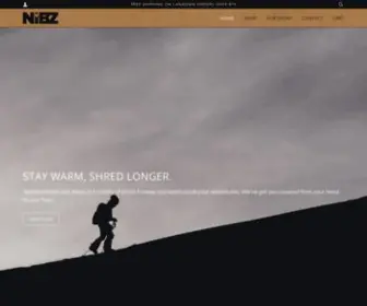 Nibz.ca(NIBZ Facemasks & Neckwear) Screenshot