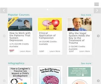 Nicabm.com(Psychotherapy & Psychology Online Training) Screenshot