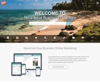 Nicaraguayp.com(Nicaragua Business Directory) Screenshot