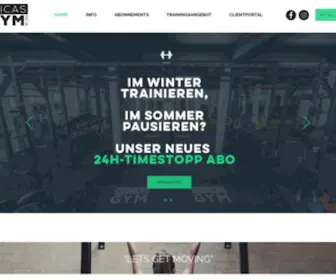 Nicasgym.ch(24 Stunden Fitnessstudio) Screenshot