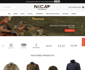 Nicashooting.com(Shooting Clothing) Screenshot