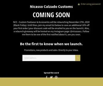 Nicassocc.ca(Nicasso Calzado Customs) Screenshot