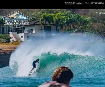 Nicawaves.com(Popoyo Nicaragua Surf Resort) Screenshot