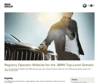 Nic.bmw(Home dotBMW registry operator) Screenshot