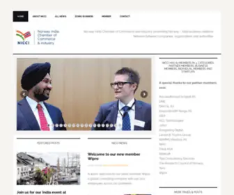 Nicci.no(Norway India Chamber of Commerce and Industry) Screenshot