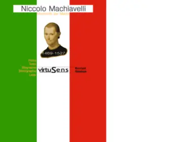 Niccolo-Machiavelli.de(Niccolo Machiavelli) Screenshot