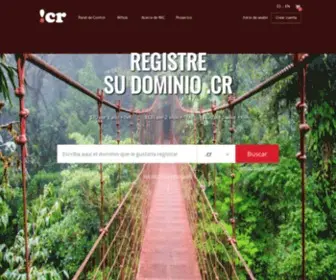 Nic.cr(NIC Costa Rica) Screenshot