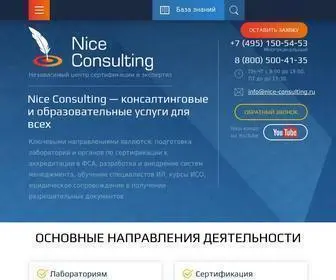 Nice-Consulting.ru(Сопровождение бизнеса и предприятий) Screenshot