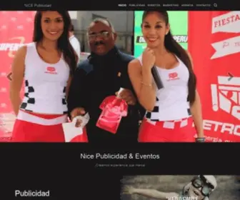 Nice-Producciones.com(Agencia de Publicidad BTL Y Productora de Eventos) Screenshot