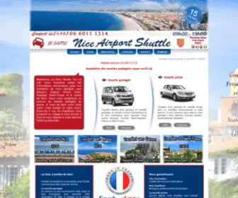 Nice-Shuttle.com(Navette transfert aéroport de Nice vers Monaco) Screenshot