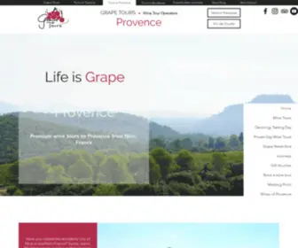 Nice-Wine-Tours.com(Provence wine tours) Screenshot