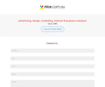 Nice.com.au(Professional advertising) Screenshot