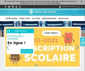 Nice.fr(Site officiel de la ville de Nice) Screenshot