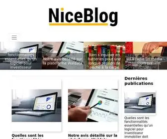 Niceblog.fr(Actu HighTech Digital Sciences) Screenshot