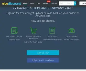 Nicediscount.net(Amazon Discount Products Super Deals) Screenshot