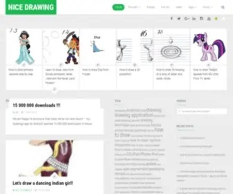 Nicedrawing.com(Learn how to draw better) Screenshot