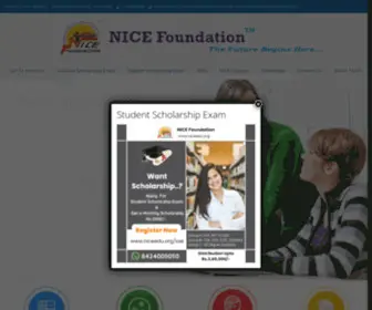 Niceedu.org(NICE Foundation) Screenshot