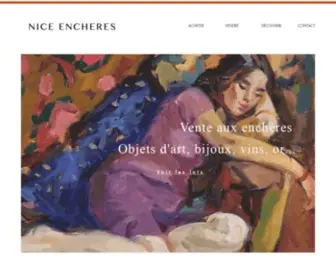 Niceencheres.com(Commissaires-Priseurs Judiciaires, Inventaires de Successions et Majeur Protégé) Screenshot