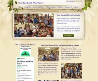 Nicefoodandwinetours.com(Nice Food and Wine Tours) Screenshot