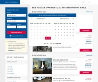 Nicehotels24.com(Nice hotels & apartments) Screenshot