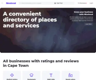 Nicelocal.co.za(Choose the best services in Cape Town) Screenshot