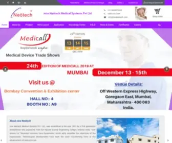 Niceneotech.com(Neonatal Intensive Care Equipment) Screenshot