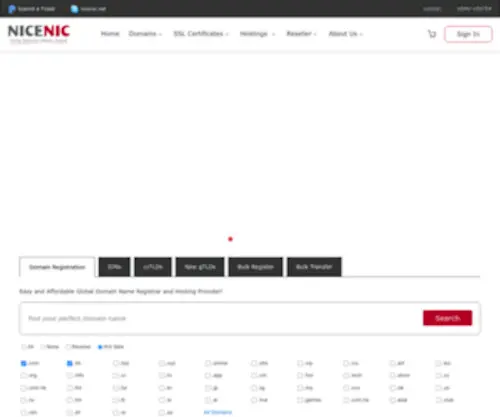 Nicenic.net(Buy Domain with Crypto Payment) Screenshot