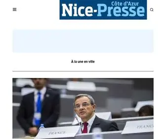 Nicepresse.com(Actualités et infos en direct de la Côte d’Azur) Screenshot