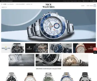 Nicewatchesshop.com(Top AAA) Screenshot