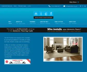 NicFLTD.org.uk(The NICF promotes excellence in professional carpet and floor fitting. The NICF) Screenshot