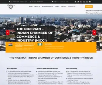 Nichambers.com(Indian Chamber of Commerce & Industry (NICCI)) Screenshot