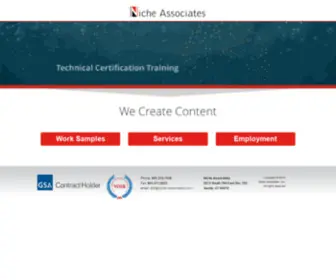 Niche-Associates.com(We Create Technical Content) Screenshot