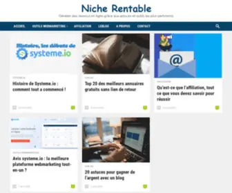 Niche-Rentable.com(Niche Rentable) Screenshot