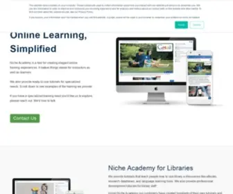 Nicheacademy.com(Niche Academy) Screenshot