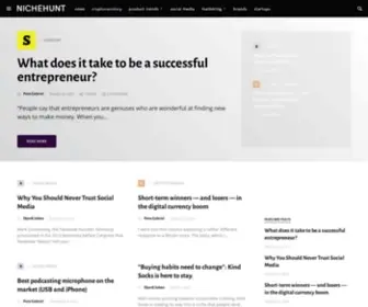 Nichehunt.com(Marketing to niches) Screenshot